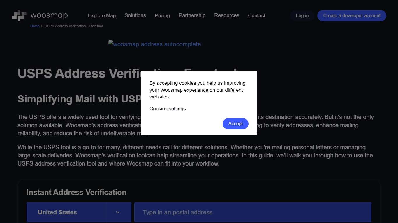 USPS Address Verification - Free tool